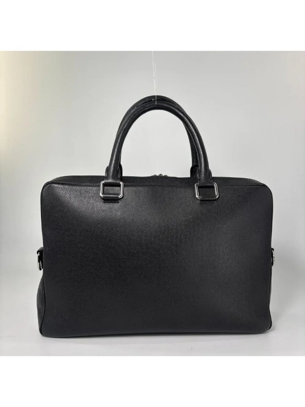 Louis Vuitton Super Taiga Porte Documents PM Noir Business Bag Black